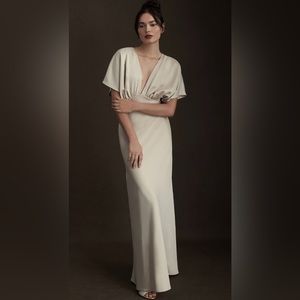 BHLDN Leila dress in Champagne